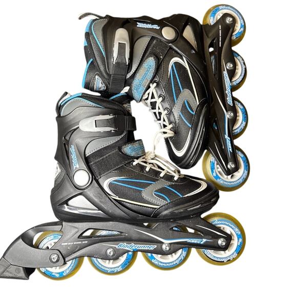 Bladerunner Advantage Pro XT Inline Skates, ABEC7, Women’s Size 5 Black & Blue - Picture 1 of 9